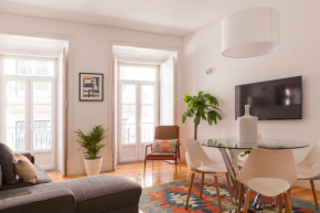 Отель Chiado/historic center/balconies/ Air Cond&2 bedrs  Лиссабон